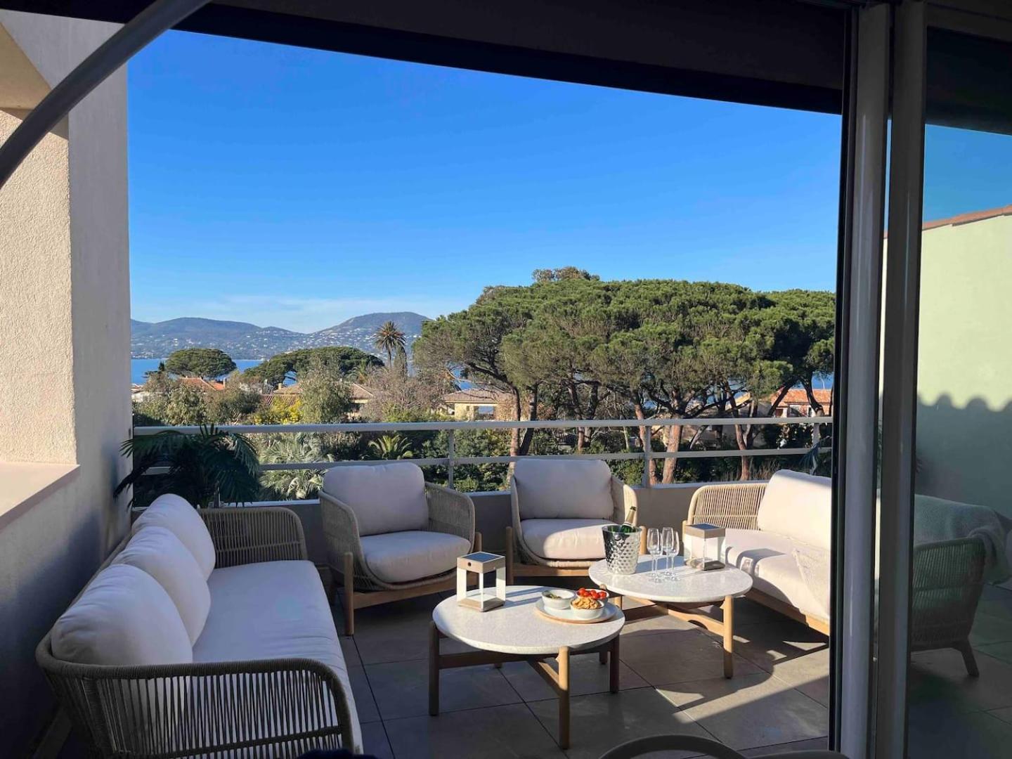 Terrasse Vue Mer - Appartement 6 Pers, 3 Chambres Et Parking A St Tropez Saint-Tropez Eksteriør billede